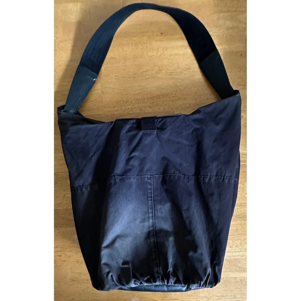 Y-3 Yohji Yamamoto Adidas Messenger Bag Black Nylon‎ Leather Crossbody 15